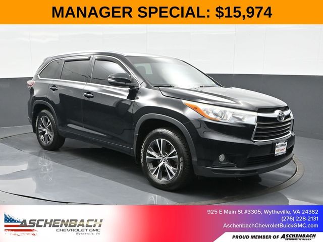 2016 Toyota Highlander XLE