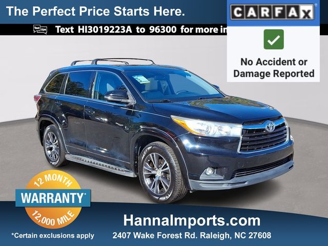 2016 Toyota Highlander XLE