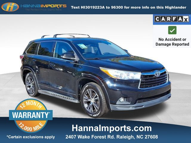 2016 Toyota Highlander XLE