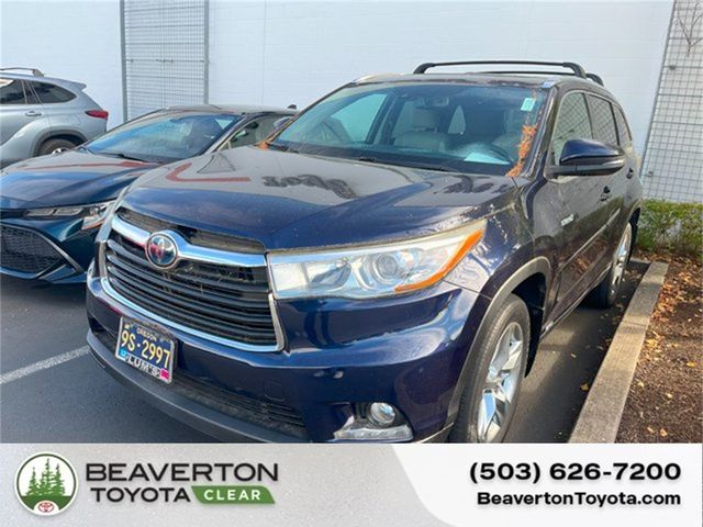 2016 Toyota Highlander Hybrid Limited Platinum