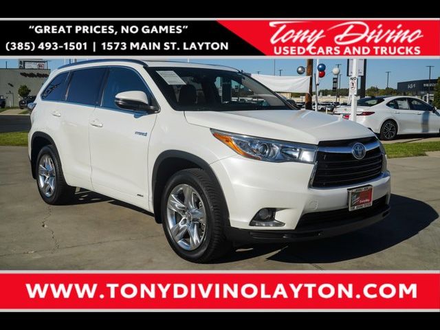 2016 Toyota Highlander Hybrid Limited Platinum