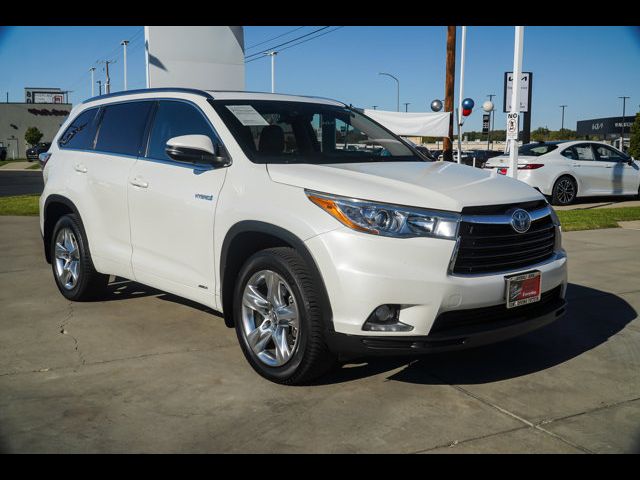 2016 Toyota Highlander Hybrid Limited Platinum