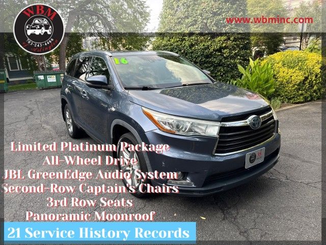 2016 Toyota Highlander Hybrid Limited Platinum