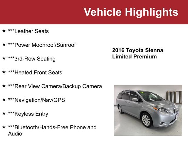 2016 Toyota Sienna 