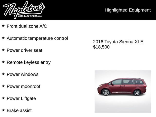 2016 Toyota Sienna XLE