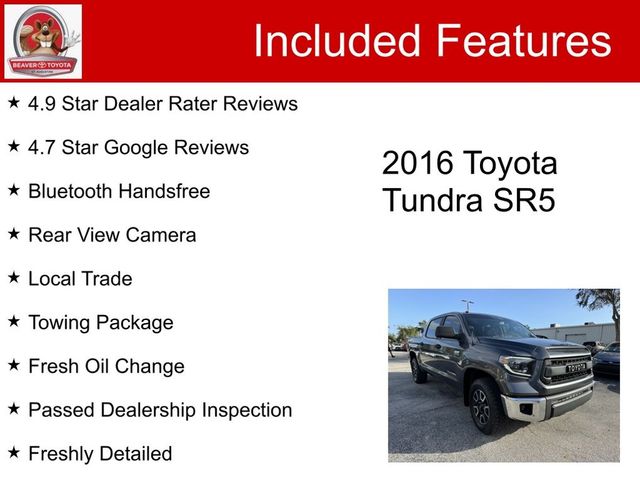 2016 Toyota Tundra SR5