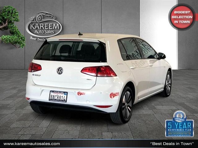 2016 Volkswagen e-Golf SEL Premium