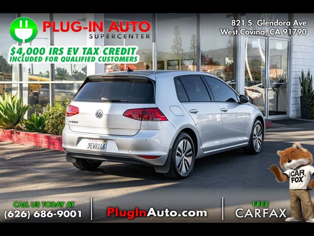 2016 Volkswagen e-Golf SEL Premium