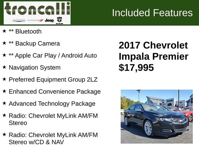 2017 Chevrolet Impala Premier