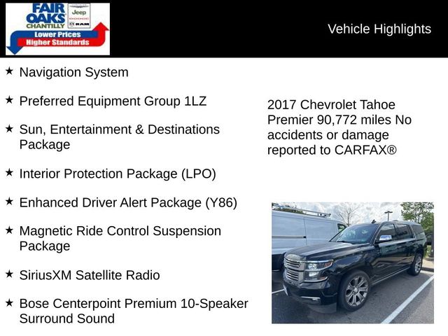 2017 Chevrolet Tahoe Premier