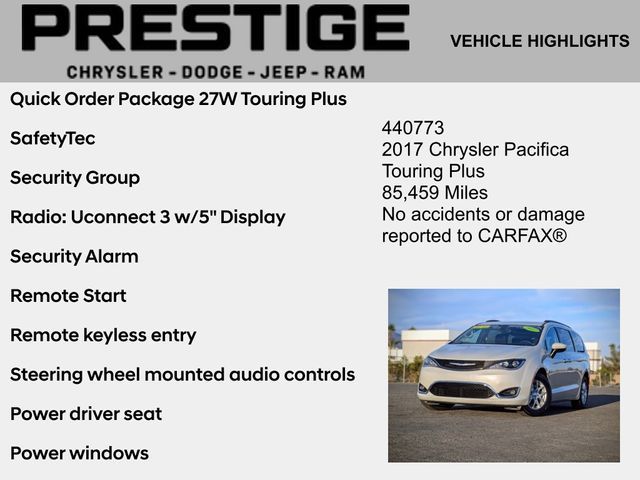 2017 Chrysler Pacifica Touring Plus