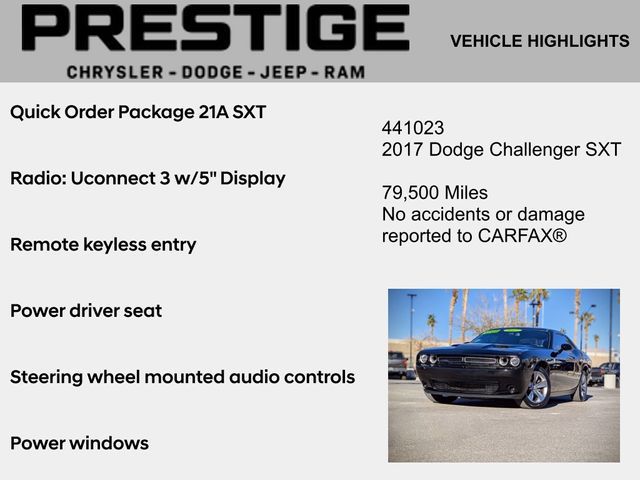 2017 Dodge Challenger SXT