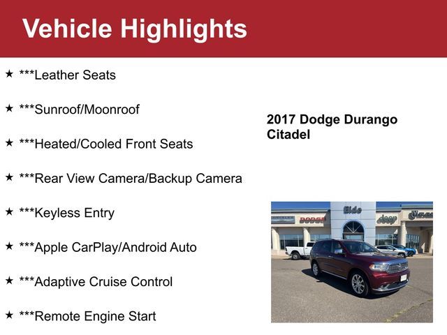 2017 Dodge Durango Citadel