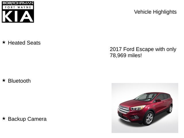 2017 Ford Escape SE