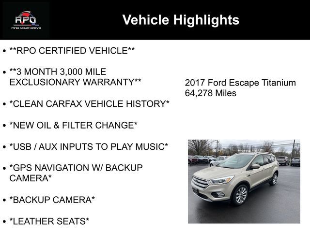 2017 Ford Escape Titanium