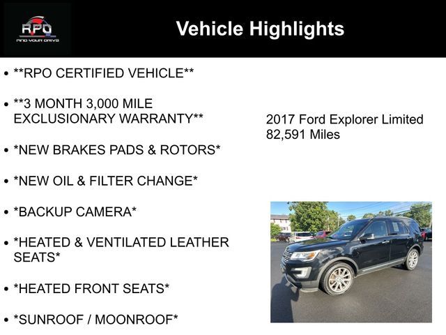 2017 Ford Explorer Limited