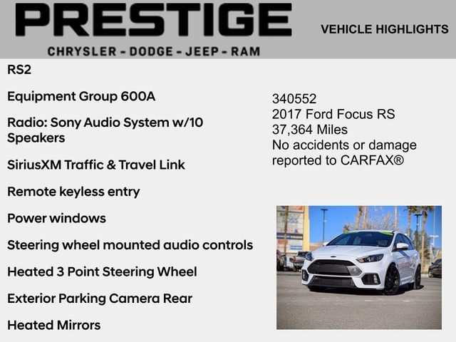 2017 Ford Focus RS