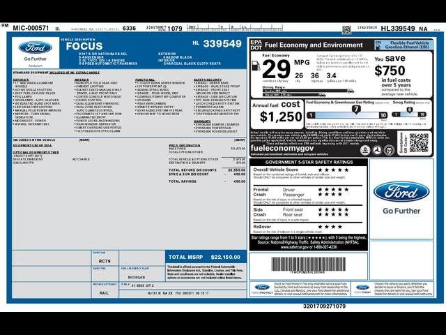 2017 Ford Focus SEL