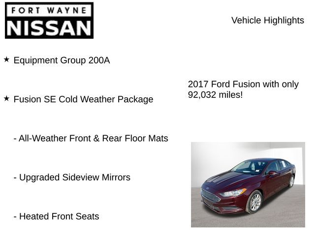 2017 Ford Fusion SE