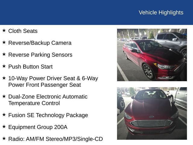 2017 Ford Fusion SE