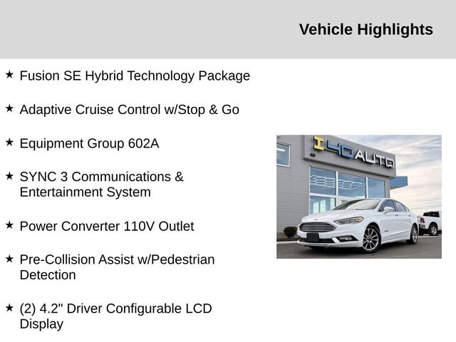 2017 Ford Fusion Hybrid SE