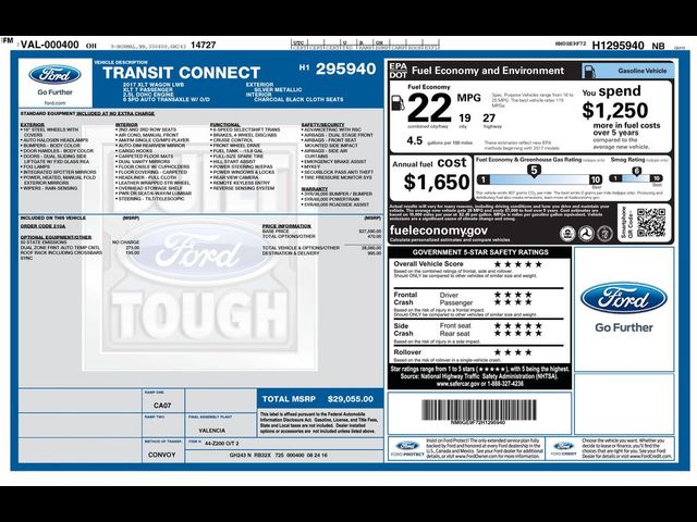 2017 Ford Transit Connect XLT
