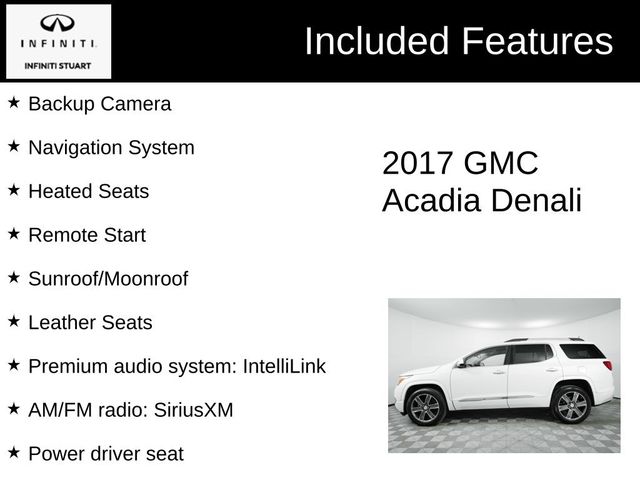 2017 GMC Acadia Denali