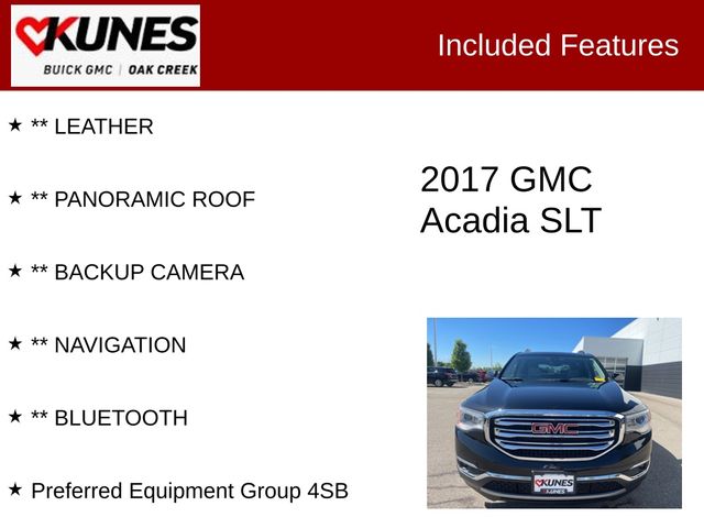 2017 GMC Acadia SLT