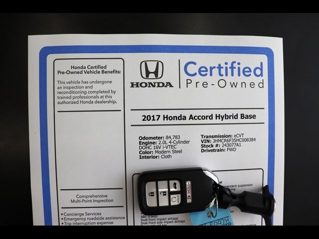 2017 Honda Accord Hybrid Base