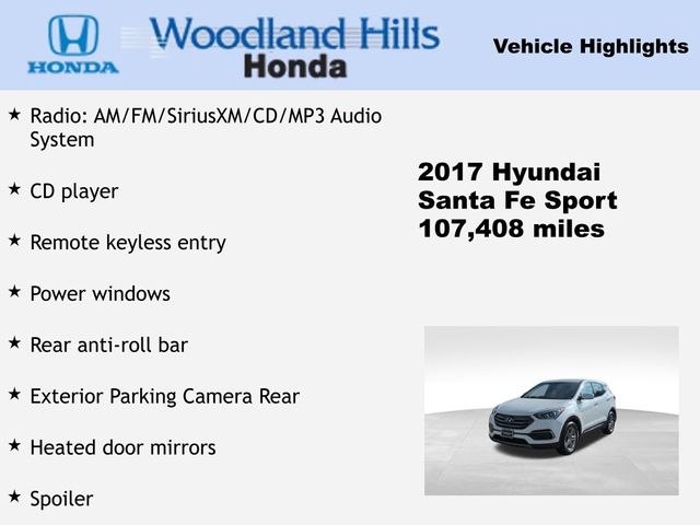 2017 Hyundai Santa Fe Sport 2.4L