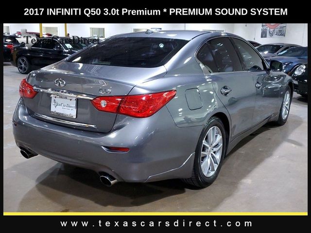 2017 INFINITI Q50 3.0T Premium