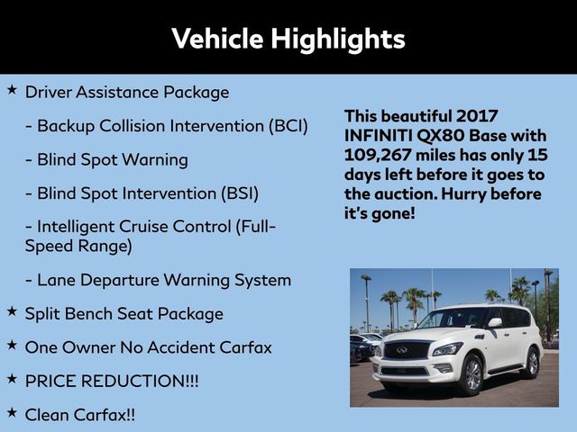 2017 INFINITI QX80 Base