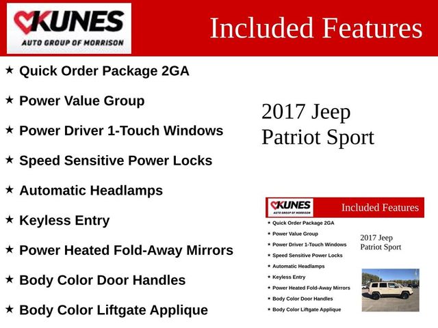 2017 Jeep Patriot Sport