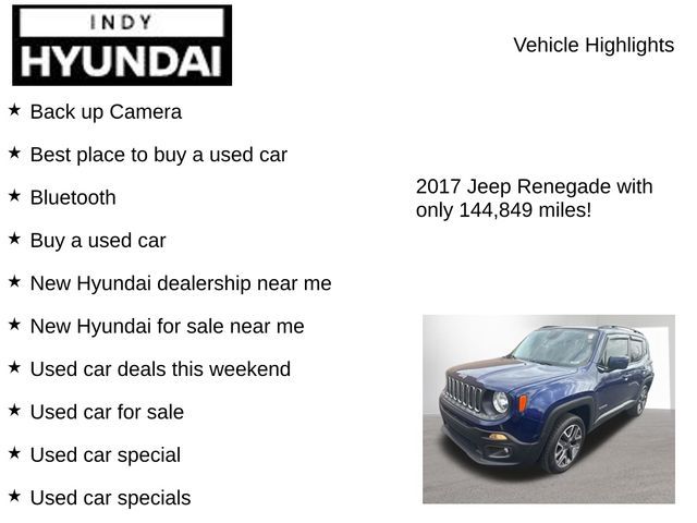 2017 Jeep Renegade Latitude