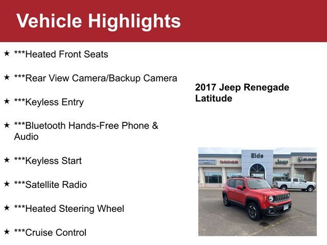 2017 Jeep Renegade Latitude