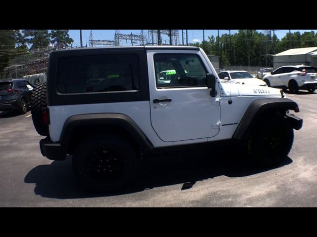 2017 Jeep Wrangler Willys Wheeler