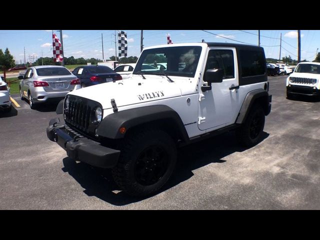 2017 Jeep Wrangler Willys Wheeler