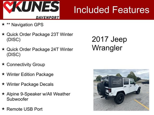 2017 Jeep Wrangler Unlimited Winter