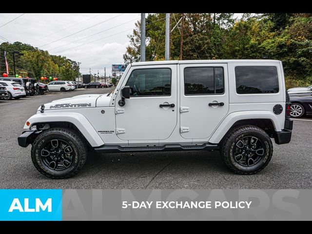 2017 Jeep Wrangler Unlimited Smoky Mountain