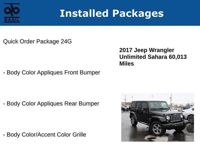 2017 Jeep Wrangler Unlimited Sahara