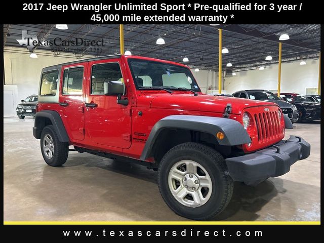 2017 Jeep Wrangler Unlimited Sport