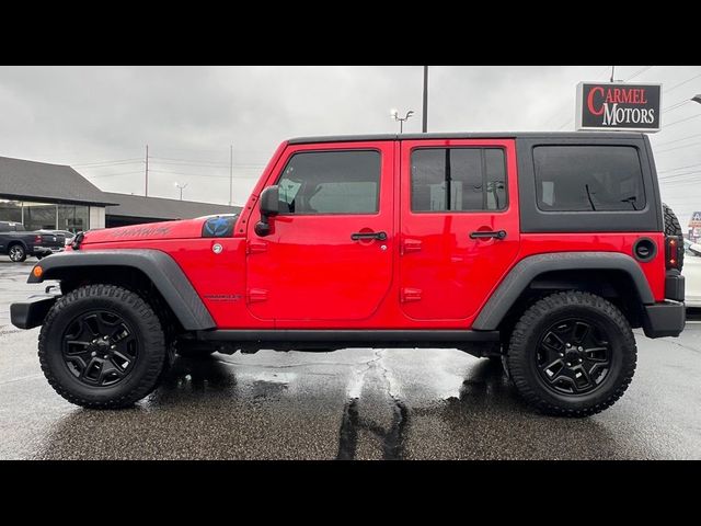 2017 Jeep Wrangler Unlimited Willys Wheeler