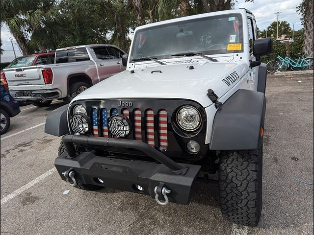 2017 Jeep Wrangler Willys Wheeler