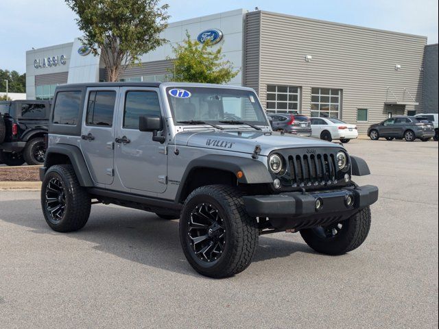 2017 Jeep Wrangler Unlimited Willys Wheeler