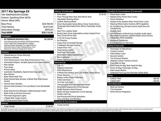 2017 Kia Sportage EX