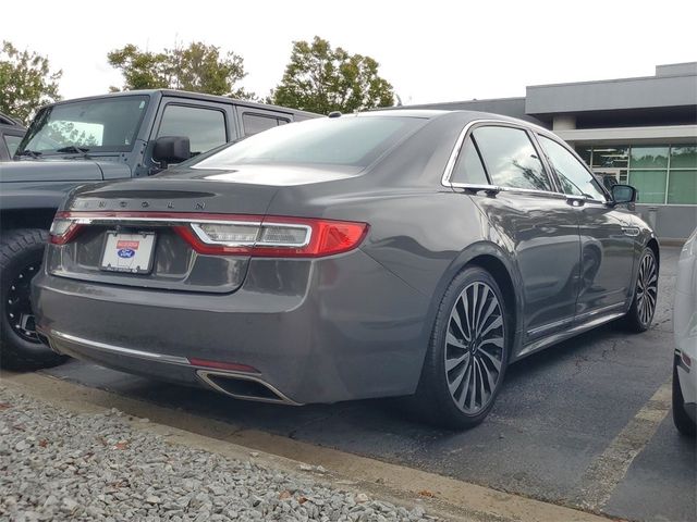 2017 Lincoln Continental Black Label