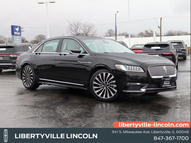 2017 Lincoln Continental Black Label