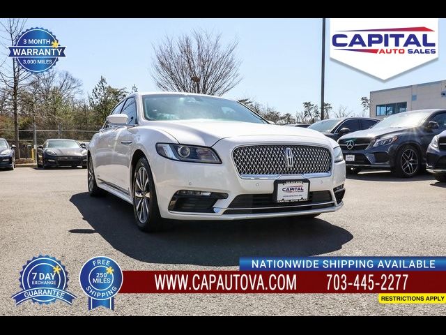 2017 Lincoln Continental Premiere