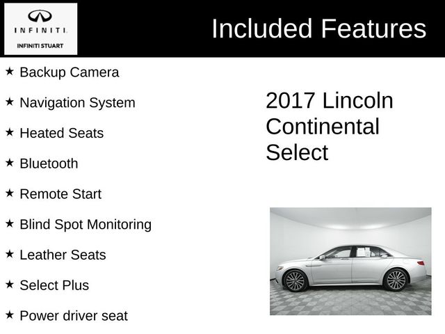 2017 Lincoln Continental Select