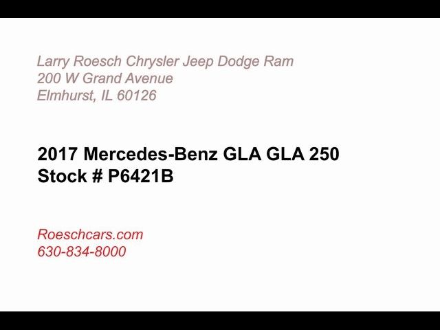 2017 Mercedes-Benz GLA 250